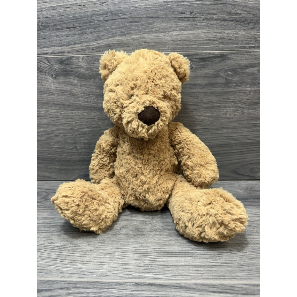 Jellycat Bumbly Bear Plush Stuffed Animal Brown Fluffy Cute Teddy Toy 12" Medium